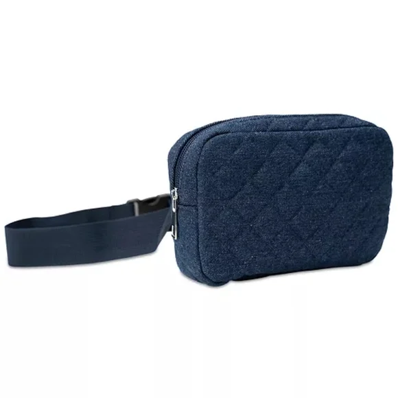 🆕Quilted Denim Belt Bag Size L/XL